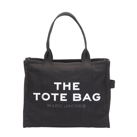 Marc Jacobs 'Traveler' Black Cotton Tote - Picture 1 of 6